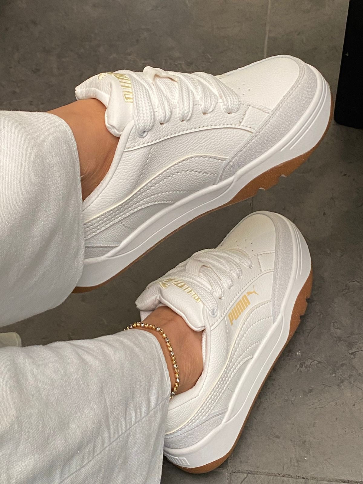 Zapatillas Puma Mujer Classic White