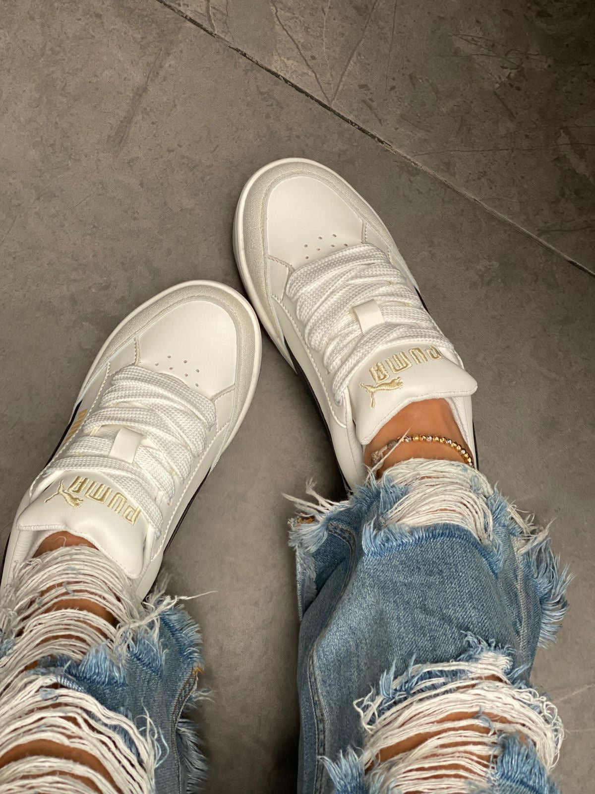 Zapatillas Puma Mujer Classic White