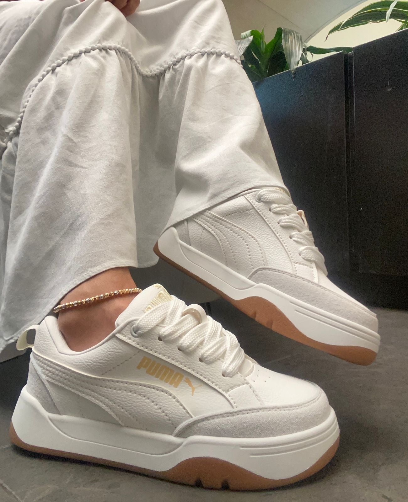 Zapatillas Puma Mujer Classic White