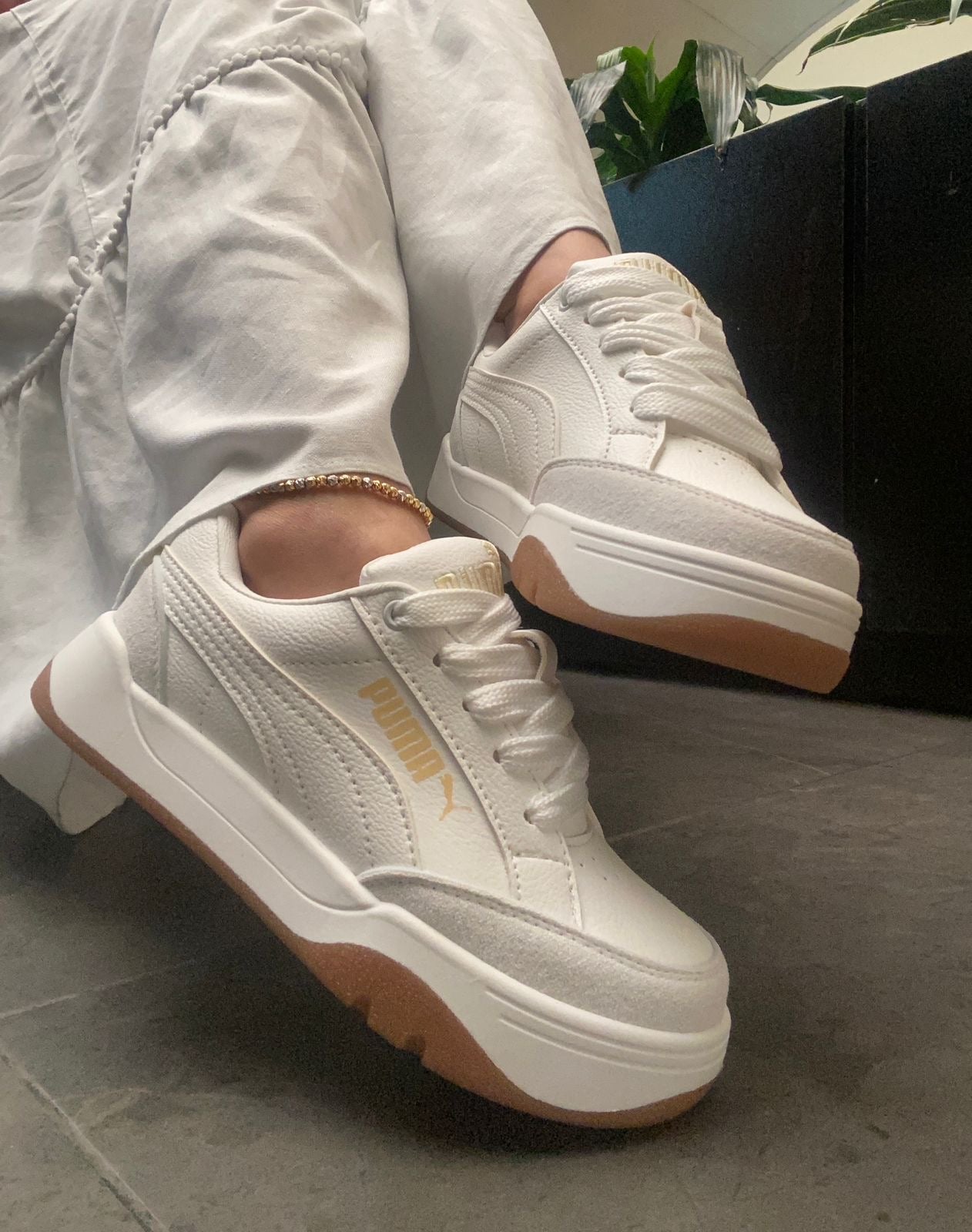 Zapatillas Puma Mujer Classic White