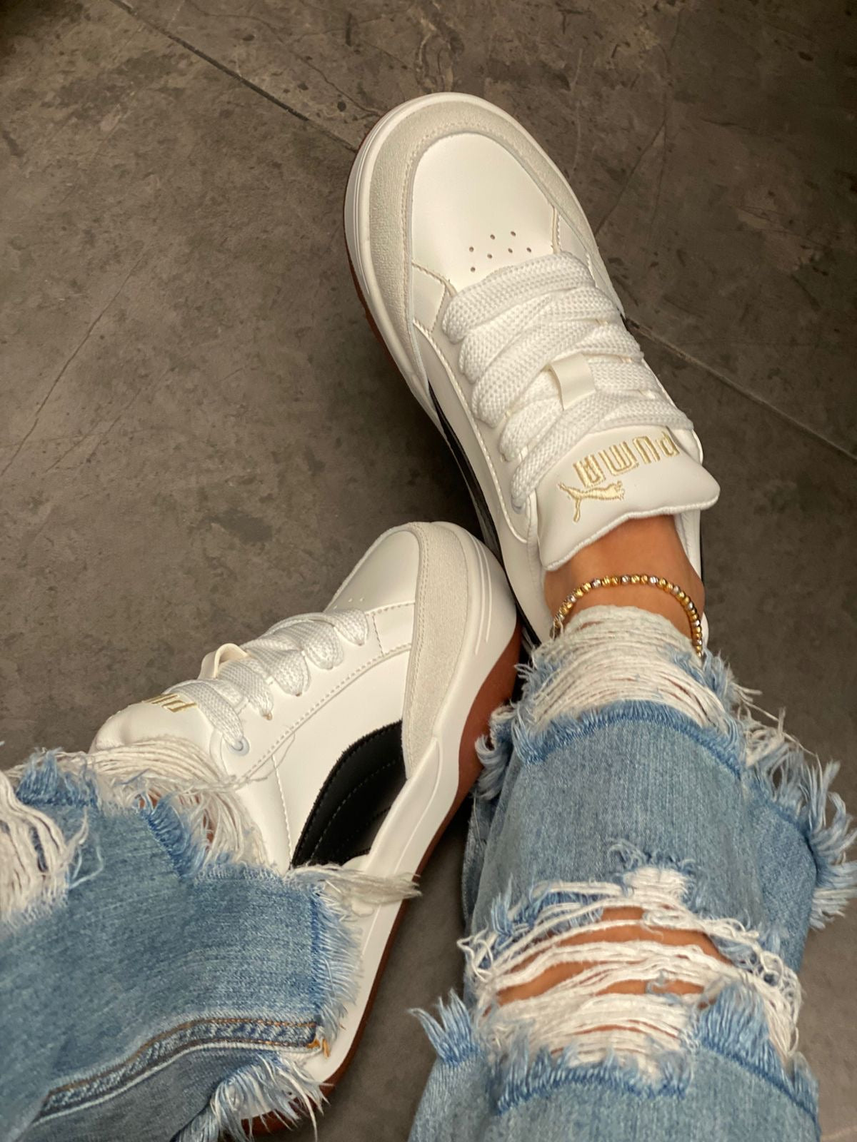 Zapatillas Puma Mujer Classic White